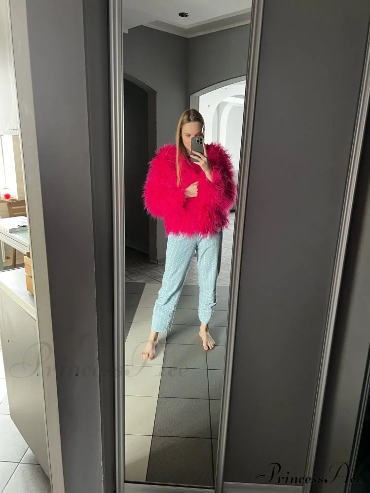Fur Fringe Coat
