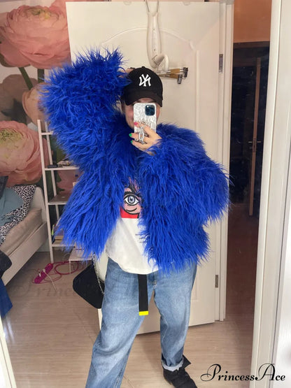 Fur Fringe Coat
