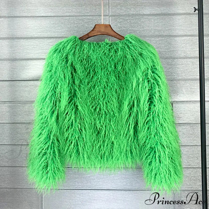 Fur Fringe Coat
