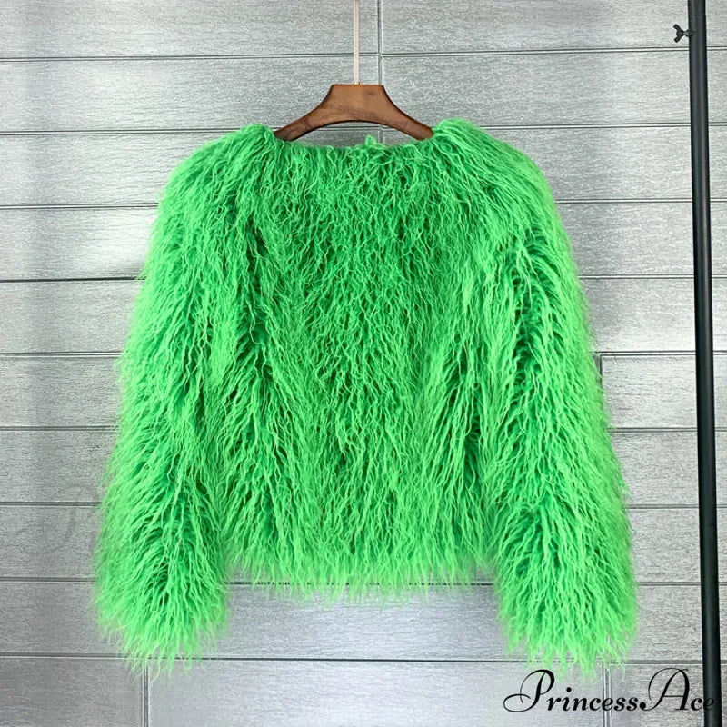 Fur Fringe Coat