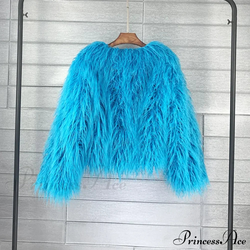 Fur Fringe Coat