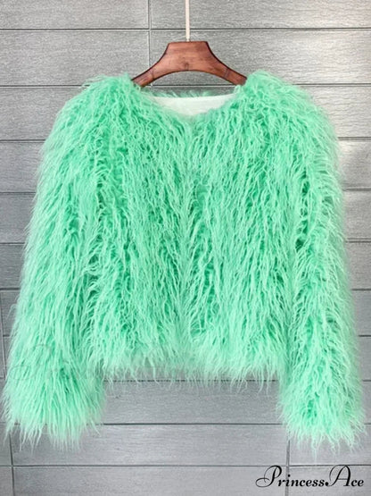 Fur Fringe Coat
