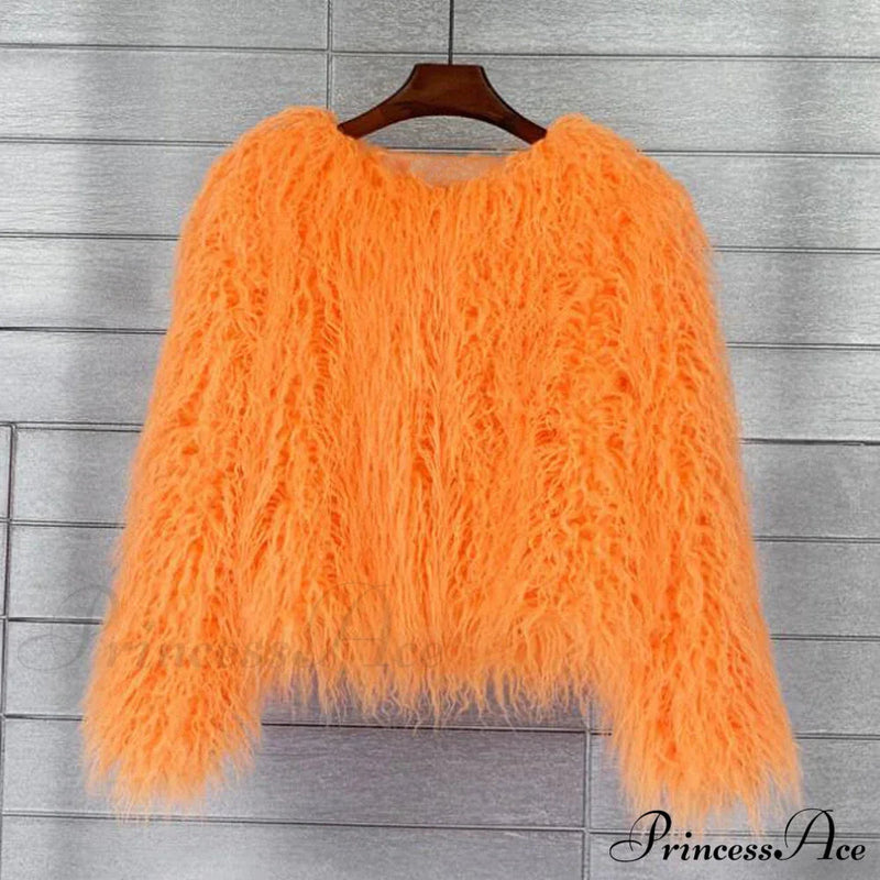 Fur Fringe Coat