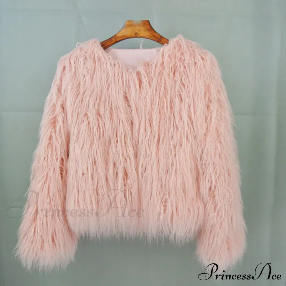 Fur Fringe Coat