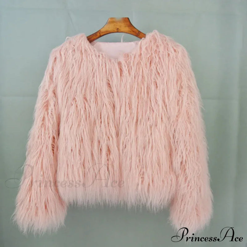 Fur Fringe Coat