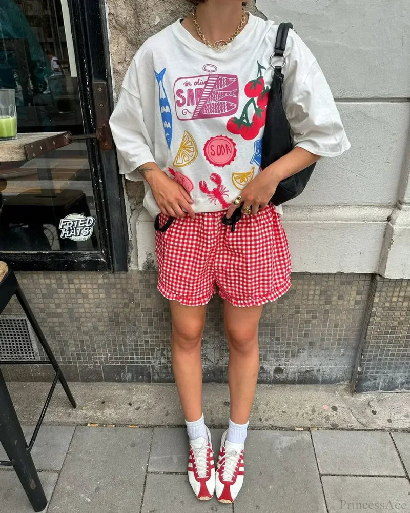 Gothic Harajuku Lemon Graphic T-shirt