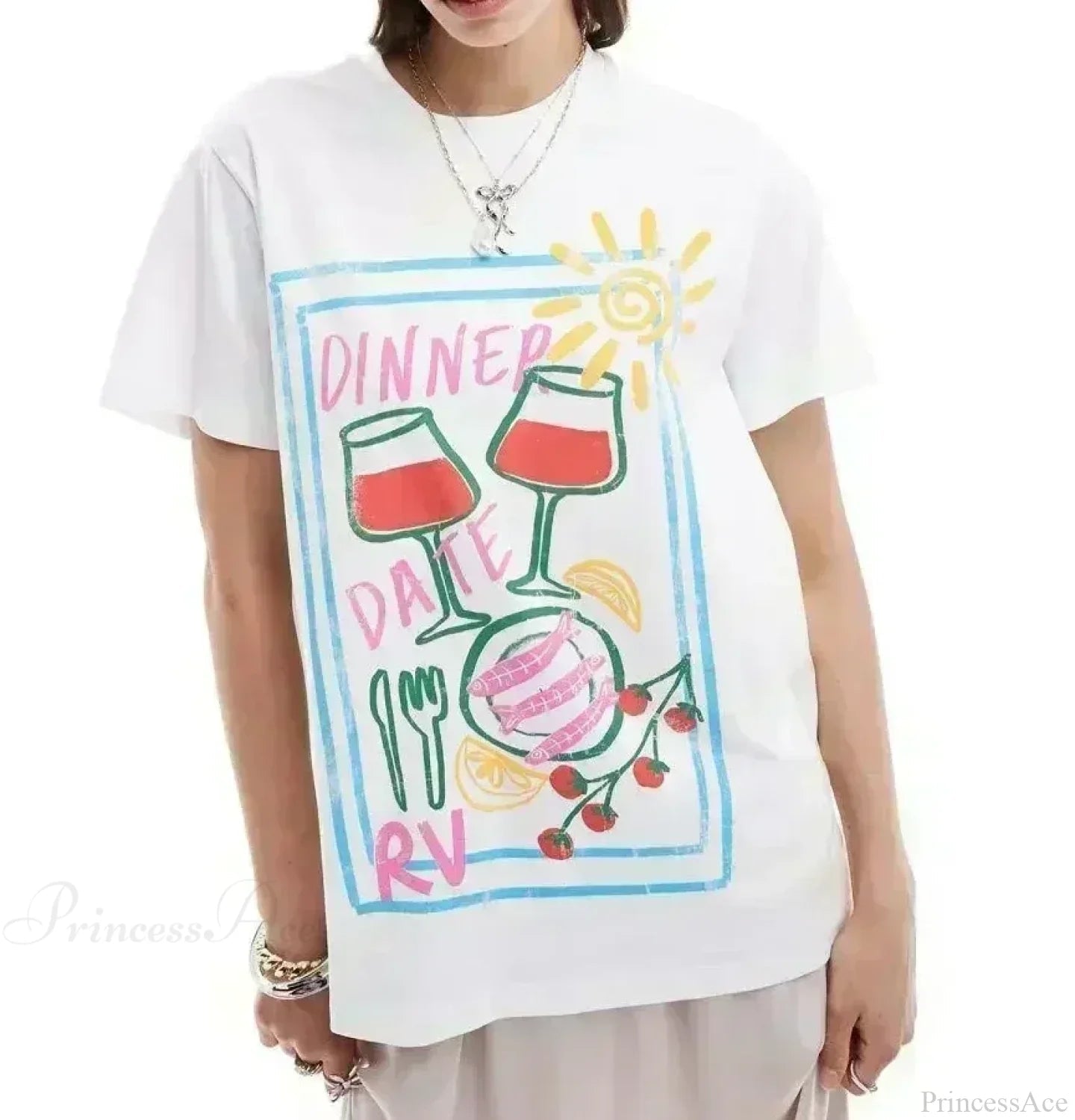 Gothic Harajuku Lemon Graphic T-shirt