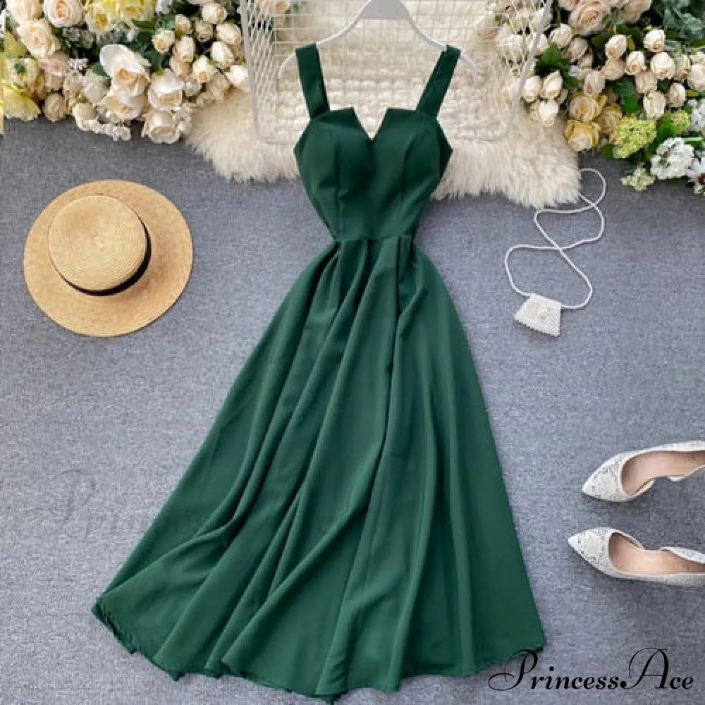 Gown Spaghetti Backless V Neck Tank Full-length Robe Party Strap Female Long Dresses Festive Warm-season Vestidos