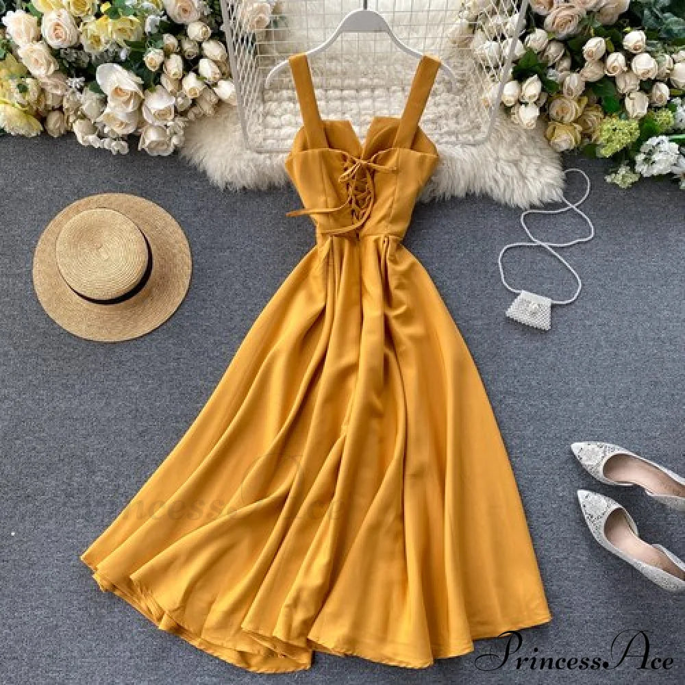 Gown Spaghetti Backless V Neck Tank Full-length Robe Party Strap Female Long Dresses Festive Warm-season Vestidos