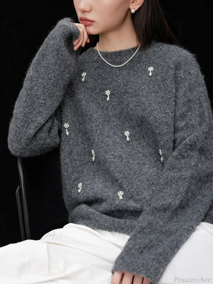 Gray Pullover Sweater