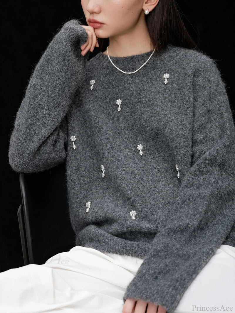 Gray Pullover Sweater