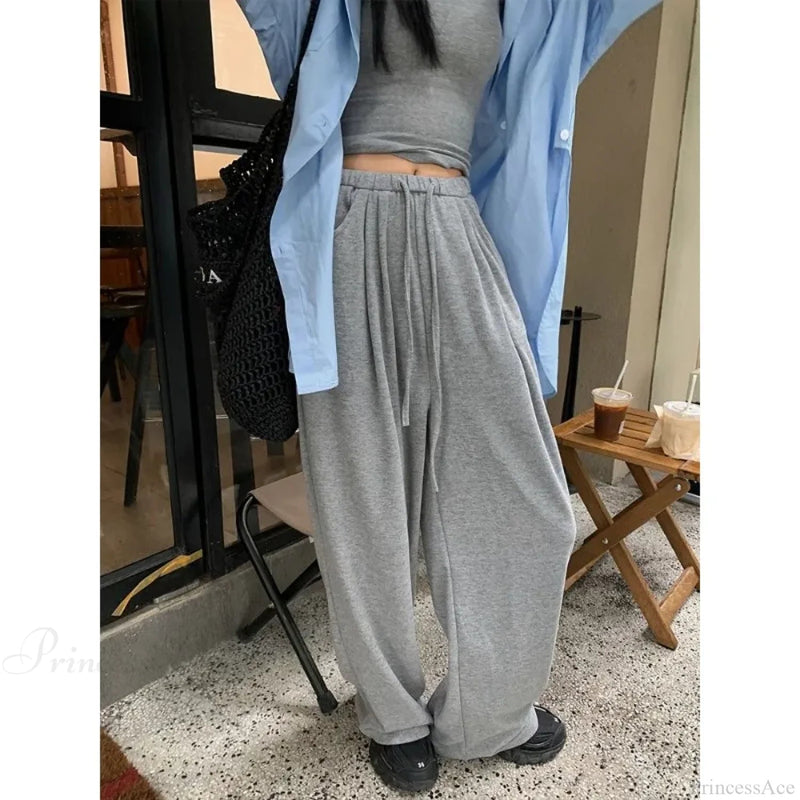 Grey Oversized Baggy Pants