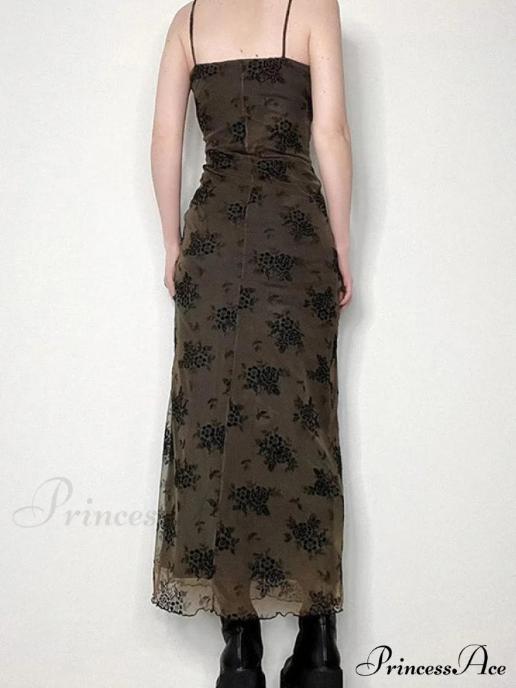 Half Zip Graceful Neck Maxi Dress