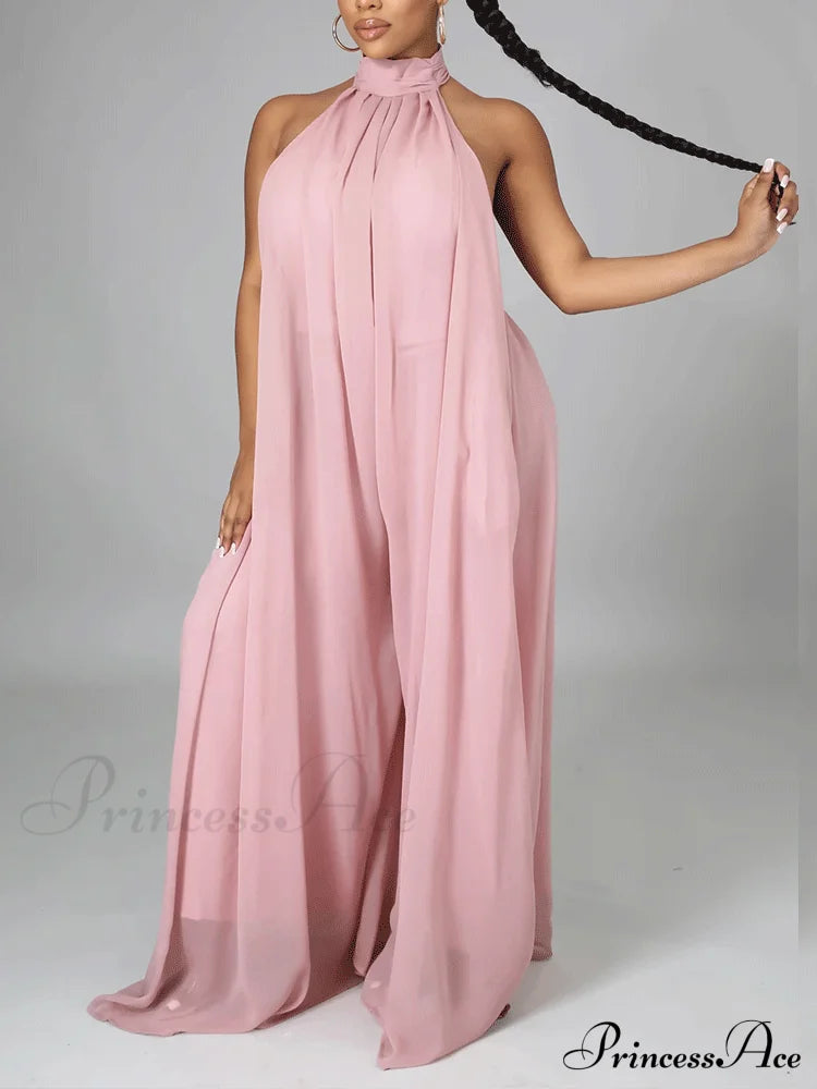 Halter Graceful Maxi Dress