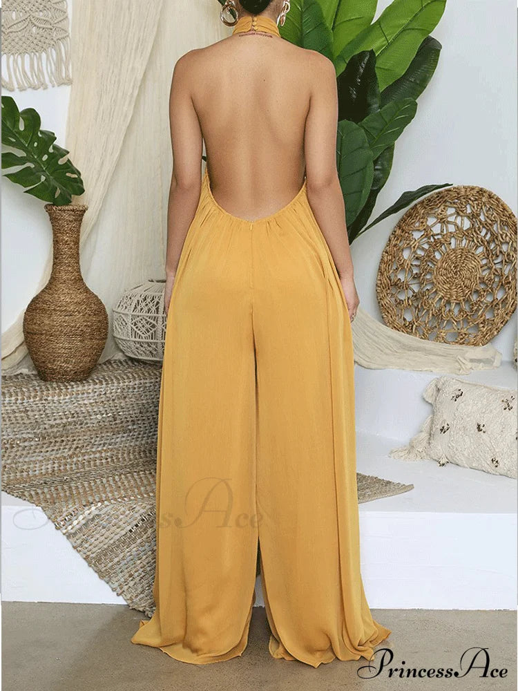Halter Graceful Maxi Dress