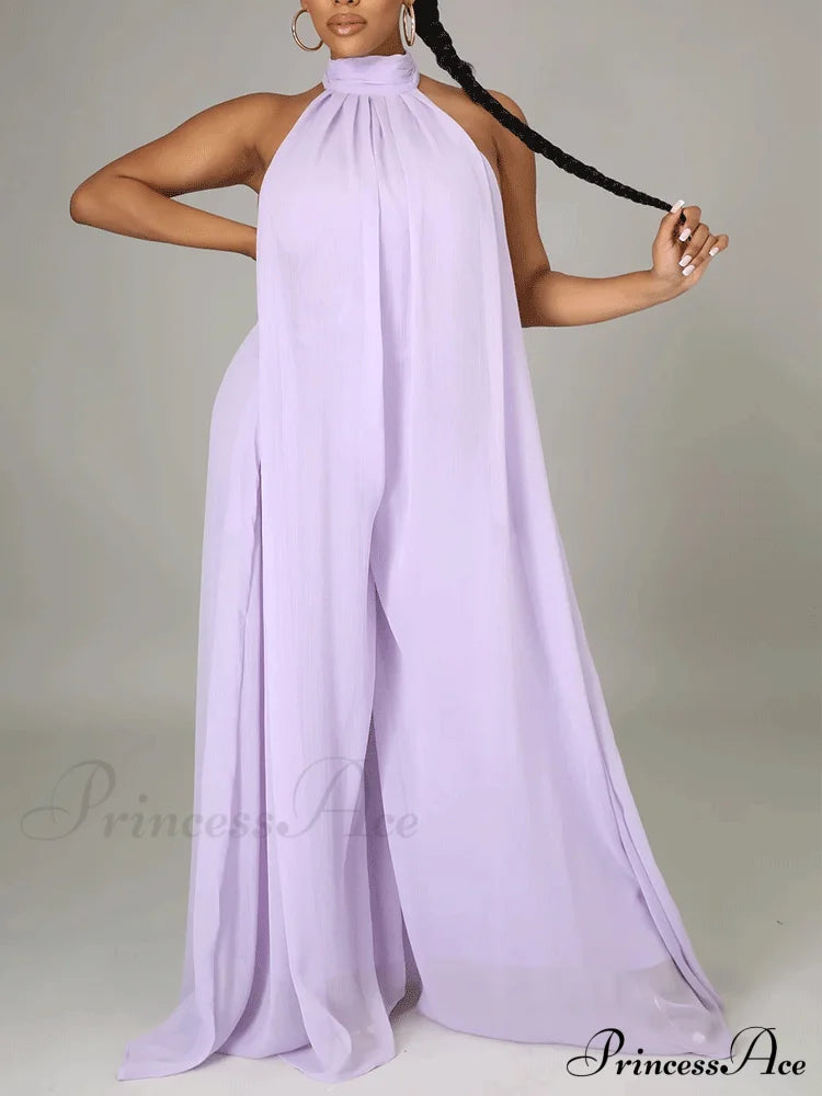 Halter Graceful Maxi Dress