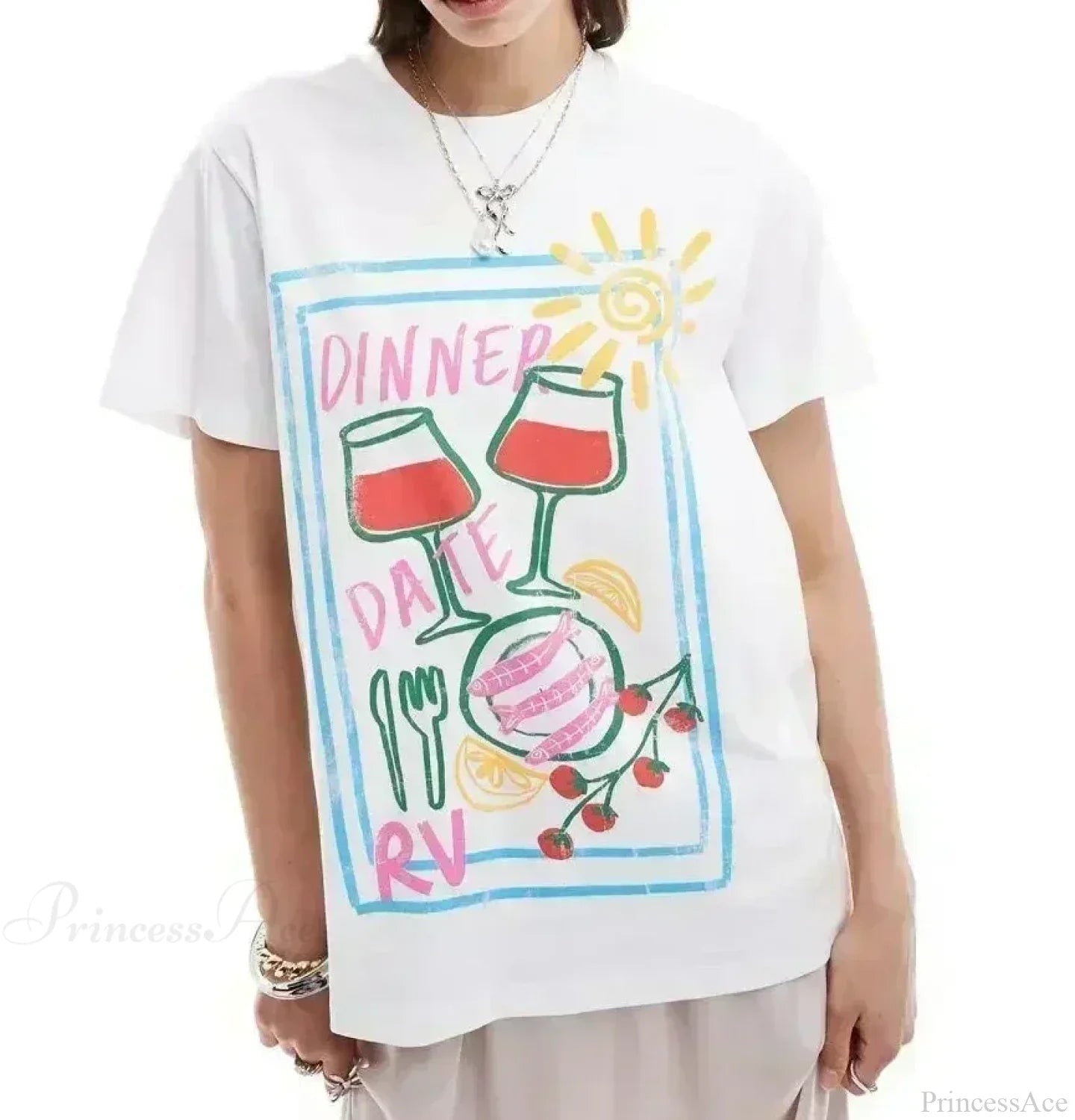 Harajuku Summer Food T-shirt
