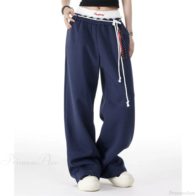 Harajuku Loose Wide-leg High-waisted Dance Pant
