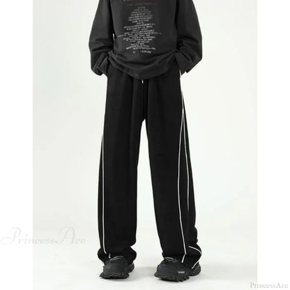 Harajuku Stripe Sweatpants Oversized Pants