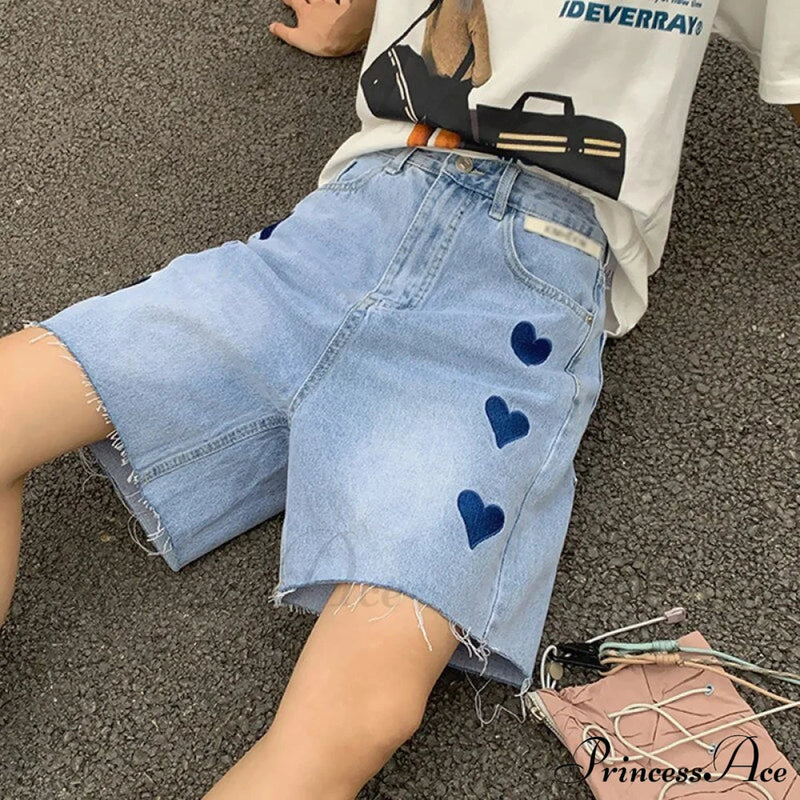 High Baggy Mom Wide Trousers Jeans Warm-season Leg Waist Denim Straight Pants