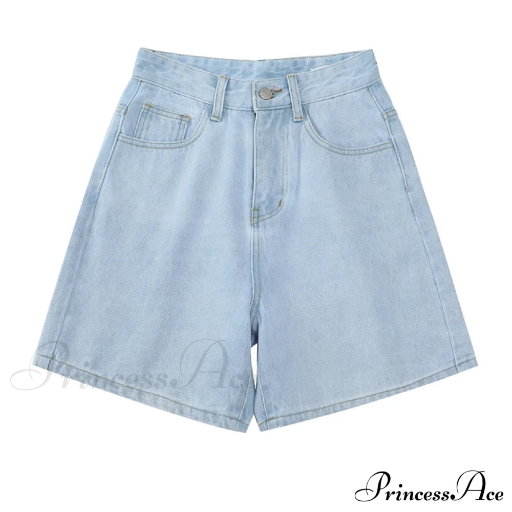 High Baggy Mom Wide Trousers Jeans Warm-season Leg Waist Denim Straight Pants