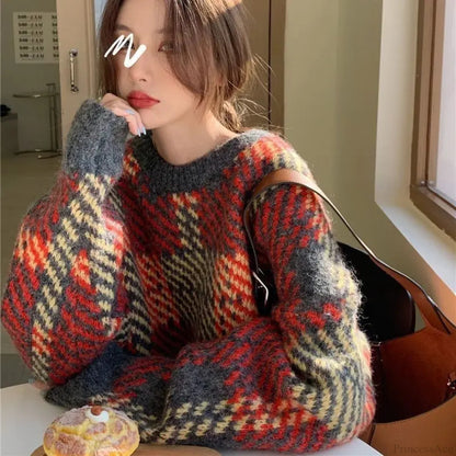 High Street Printing Round Neck Sweater