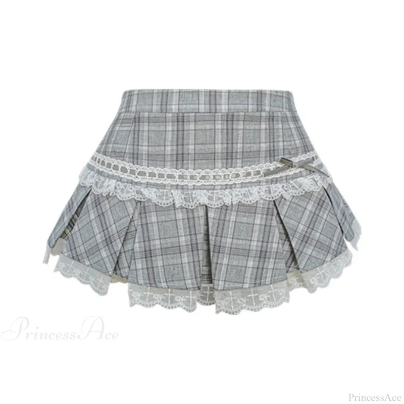 High Waist Cake Lace Skirt