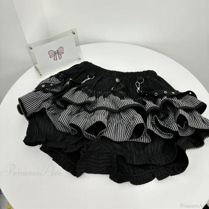 High Waist Cake Lace Skirt