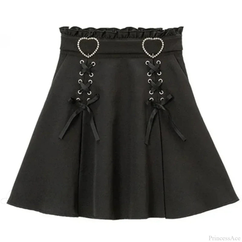 High Waist Cake Lace Skirt