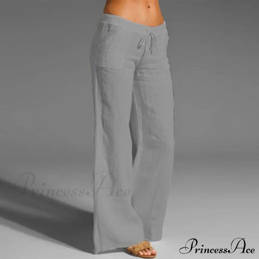 High Waist Loose Wide Leg Pants