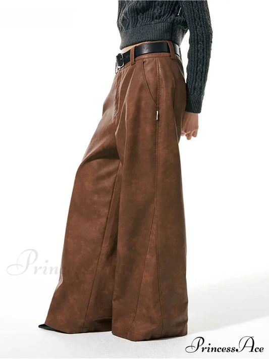 High Waist Genuine Sheepskin Ol Pencils Slim Autumn Winter Pants