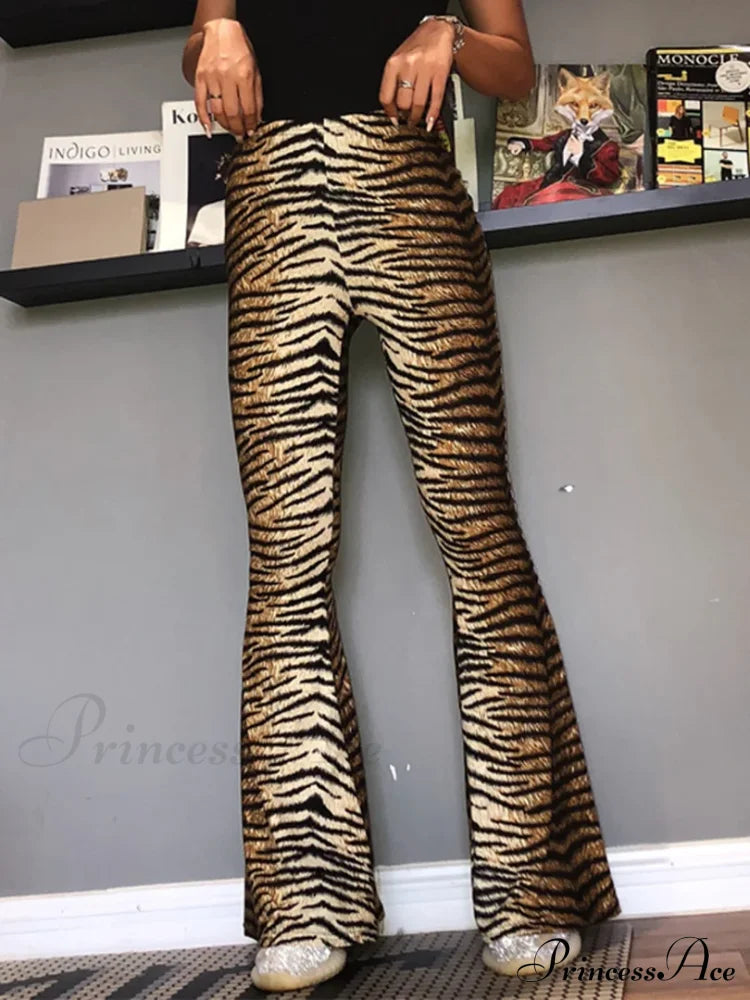 High Waist Leopard Print Leggings Bodycon Autumn Winter Pants