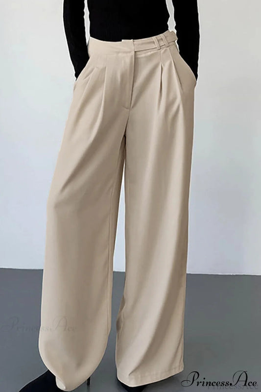 High Waist Loose Wide Leg Pants