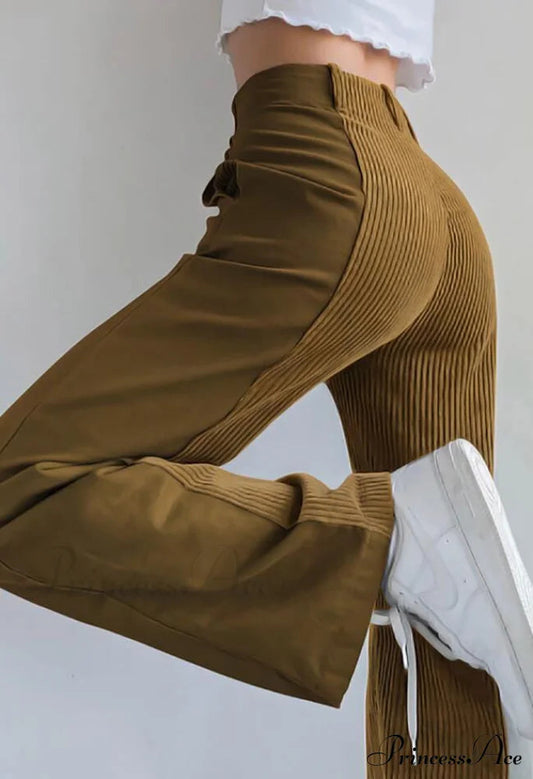 High Waist Wide Leg Pu Pants
