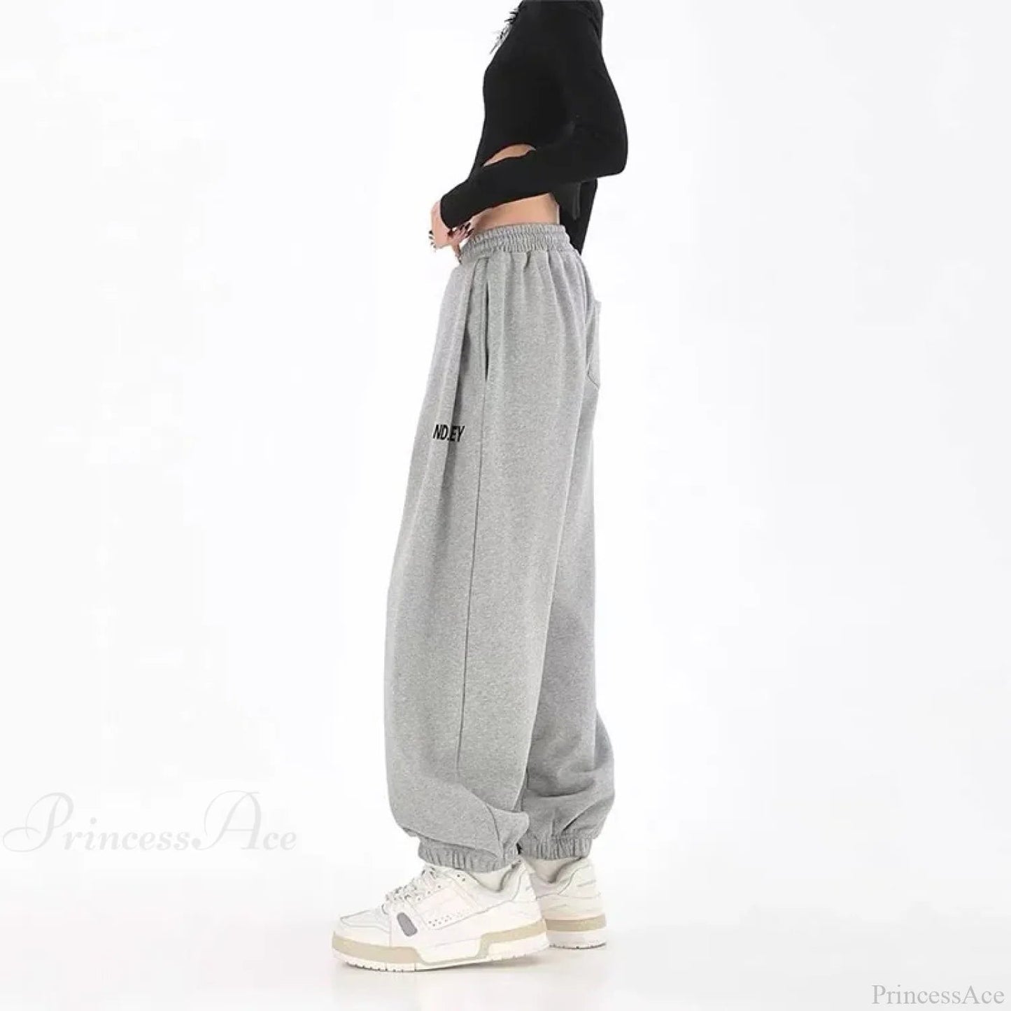 Hip Hop Letter Drawstring Jogging Pants