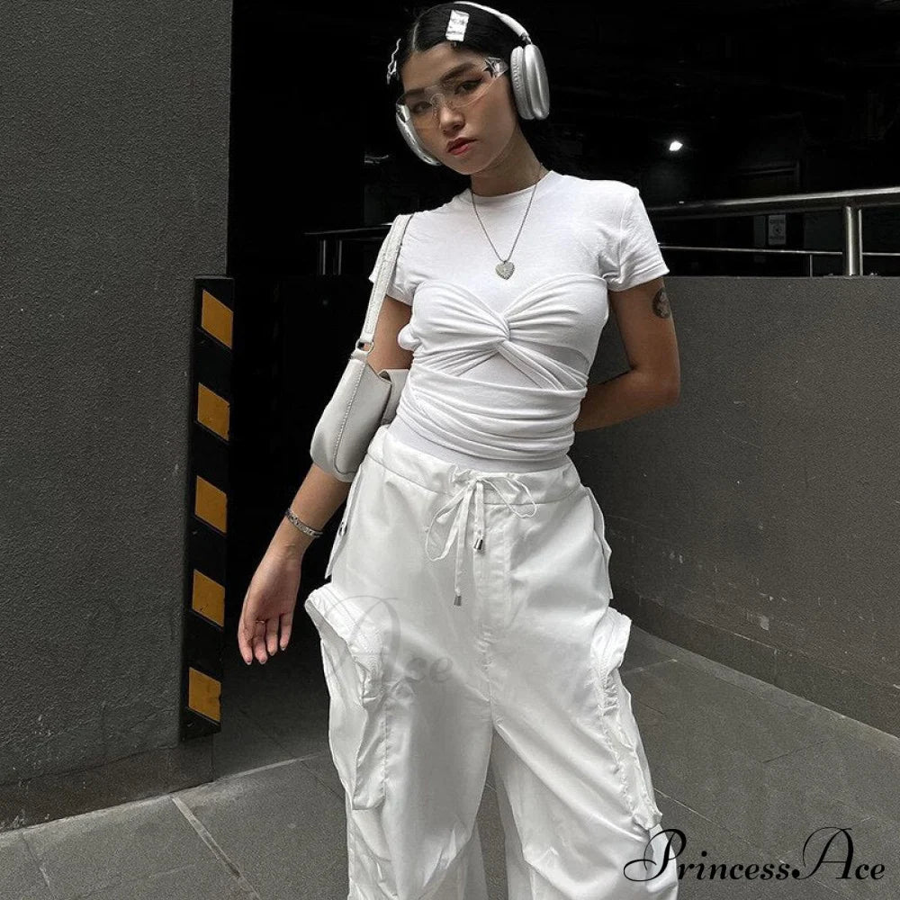 Hiphop Pockets Sweatpants Spice