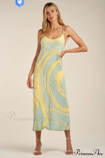 Hockney Midi Dress