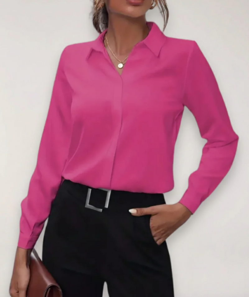 Charlotte | ’s Spring Buttoned Office Blouse