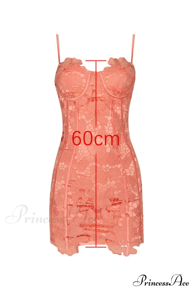 Ilayda Embroidered Charming Lace Mini Dress