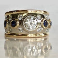 Zircon Inlaid Ring