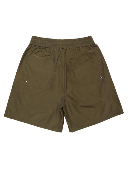 Multi-pocket Patchwork Cargo Shorts