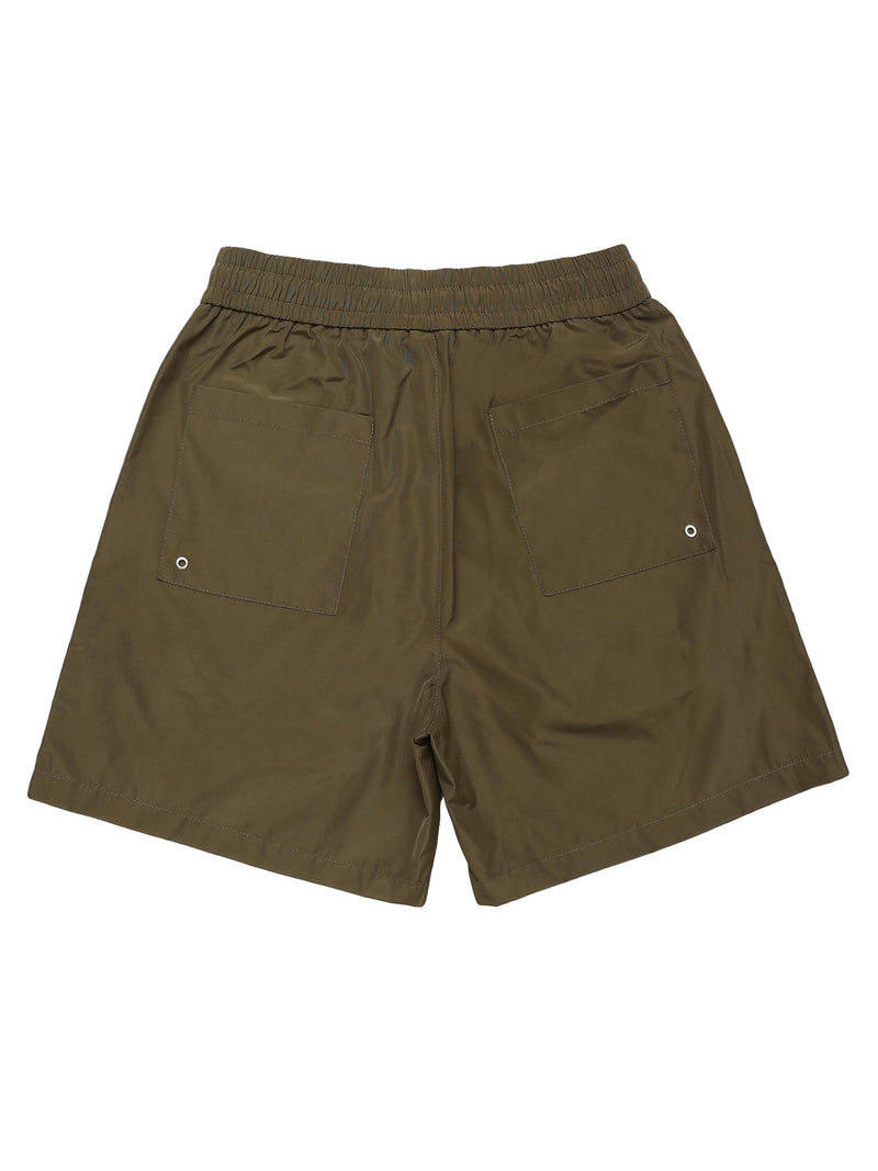 Multi-pocket Patchwork Cargo Shorts