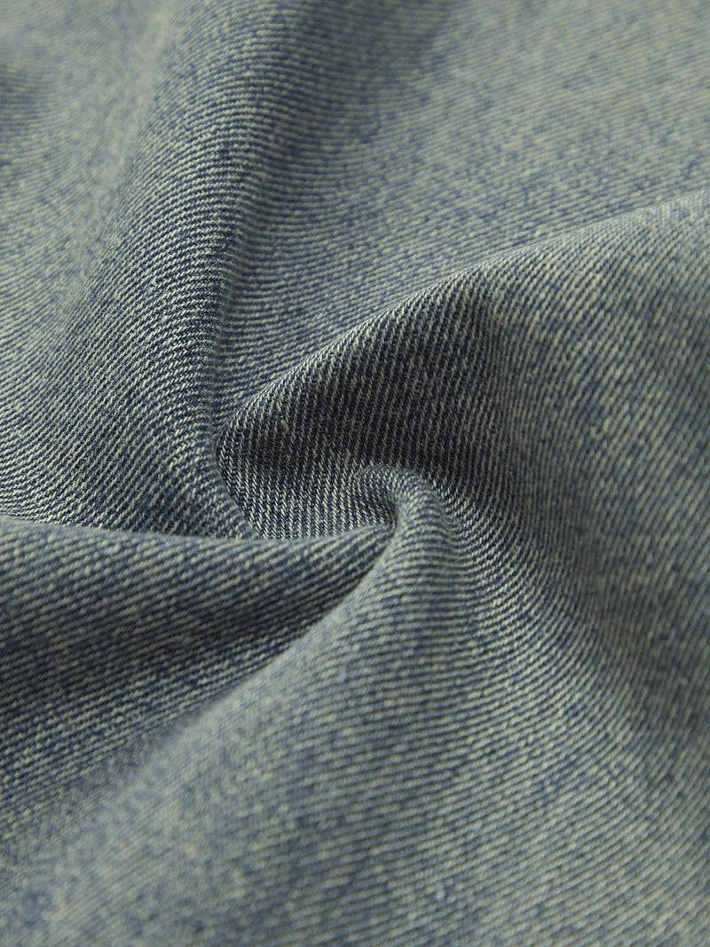Two-tone Faded Denim Pants