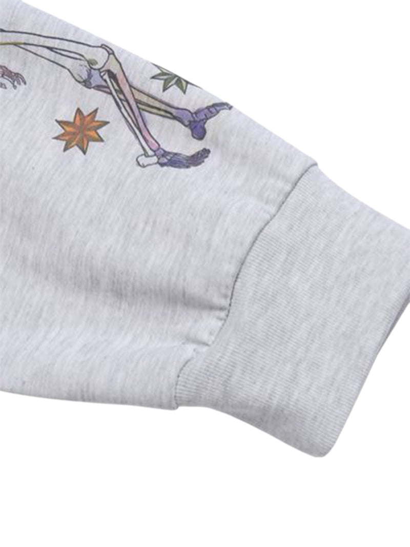 Urban Graffiti Print Long Sleeve Sweatshirts