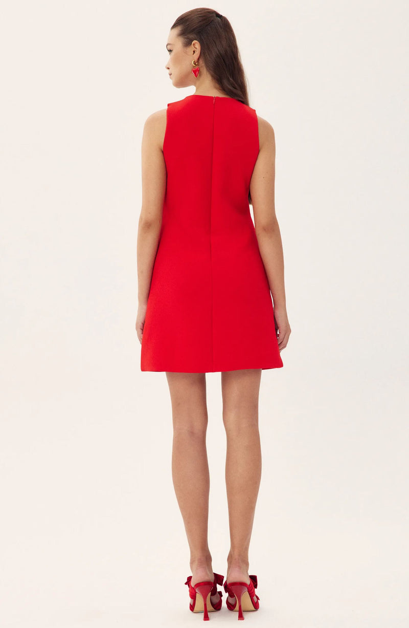 Madeline Sleeveless Applique Mini Dress