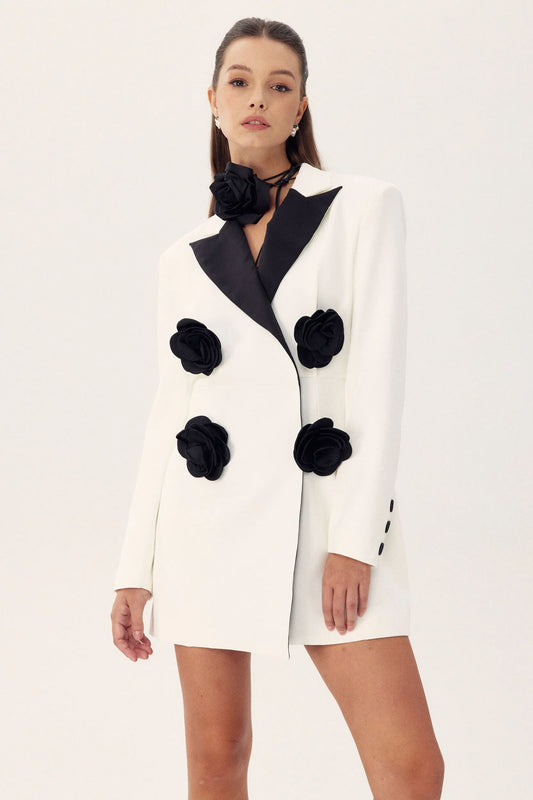 Letitia Contrast Blazer Mini Dress