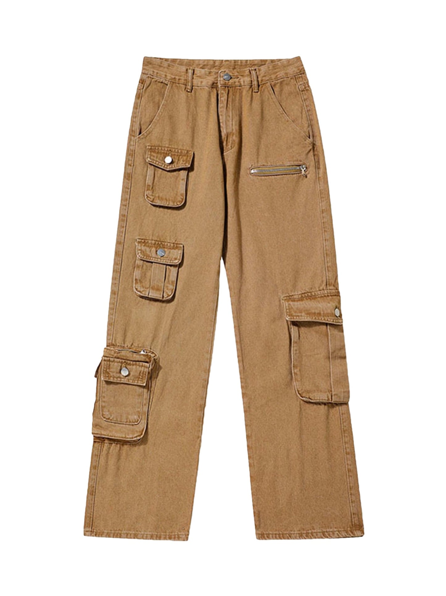 Utility Cargo Pants With Multiple Pockets