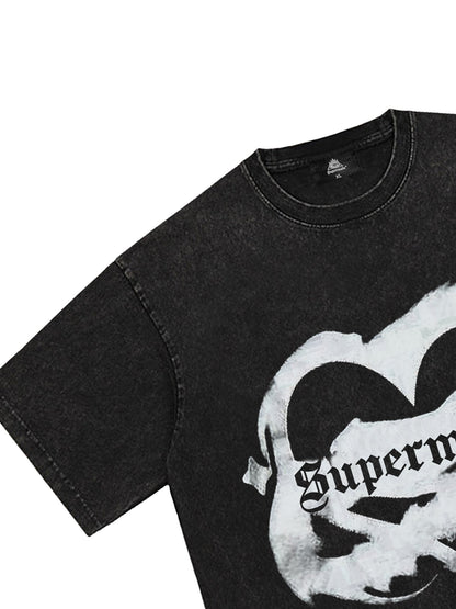 Heart Graphic Print T-shirt