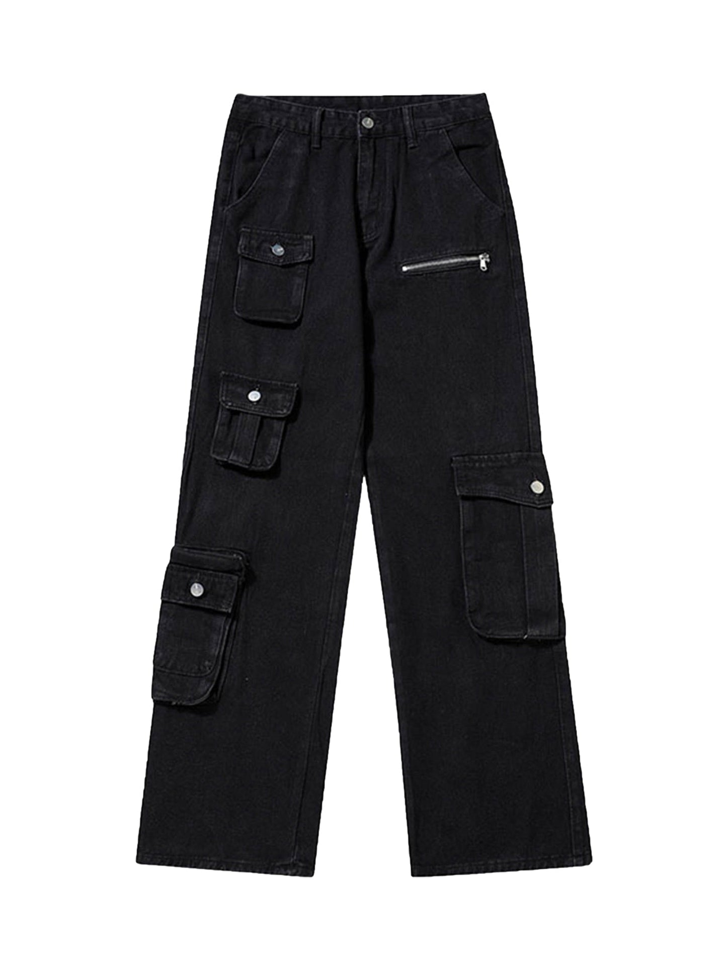 Utility Cargo Pants With Multiple Pockets