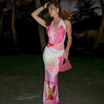 Amity Halter Maxi Dress